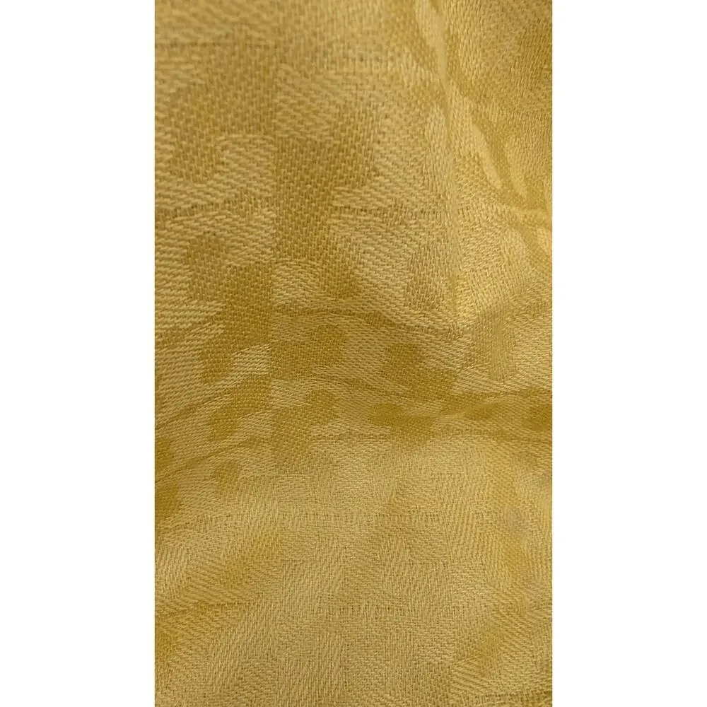 Tory Burch T Logo Monogram Silk & Cotton Scarf 26